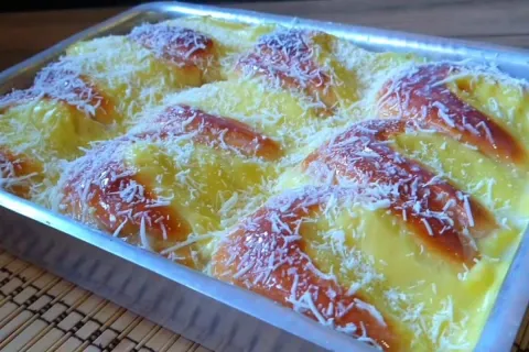 Pão doce muito fofinho, saboroso e fácil de fazer, para perf