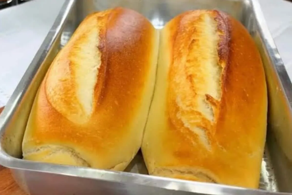 Pão francês caseiro que fica ótimo igualzinho da padaria per