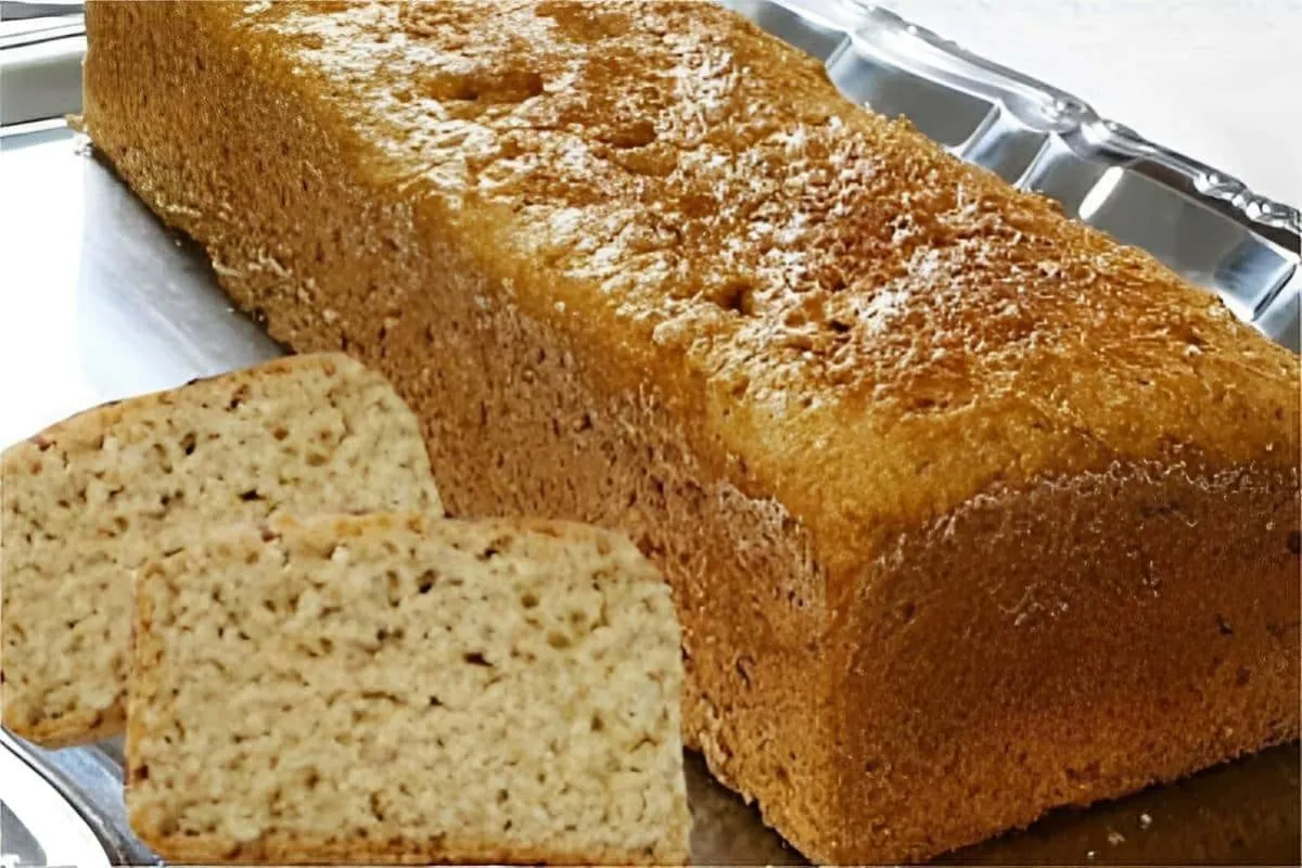 Pão integral caseiro muito fofinho e saboroso e não precisa