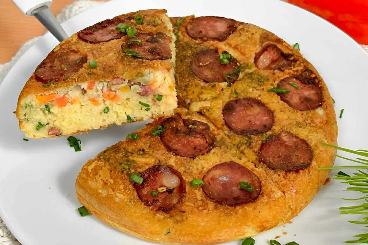Pão recheado de frigideira: um lanche rápido e delicioso par