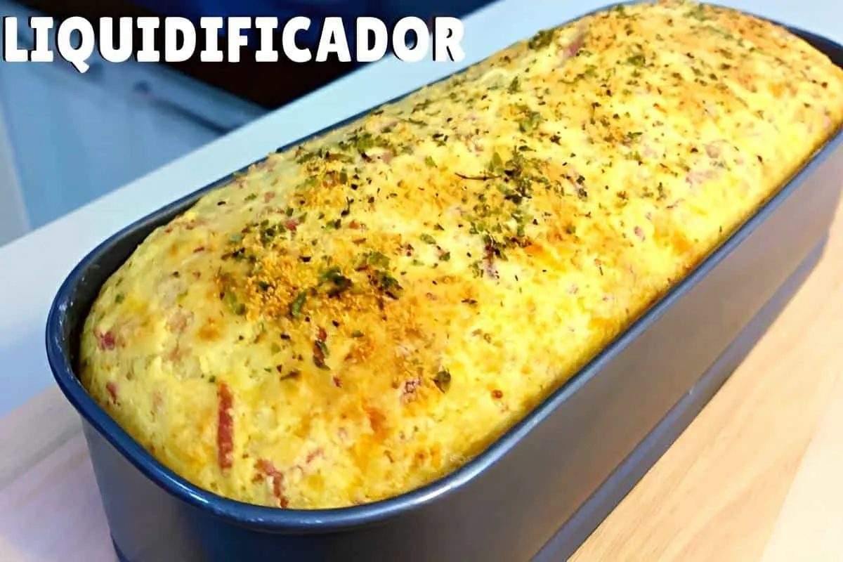 Pão recheado de liquidificador muito fácil de fazer é só mis