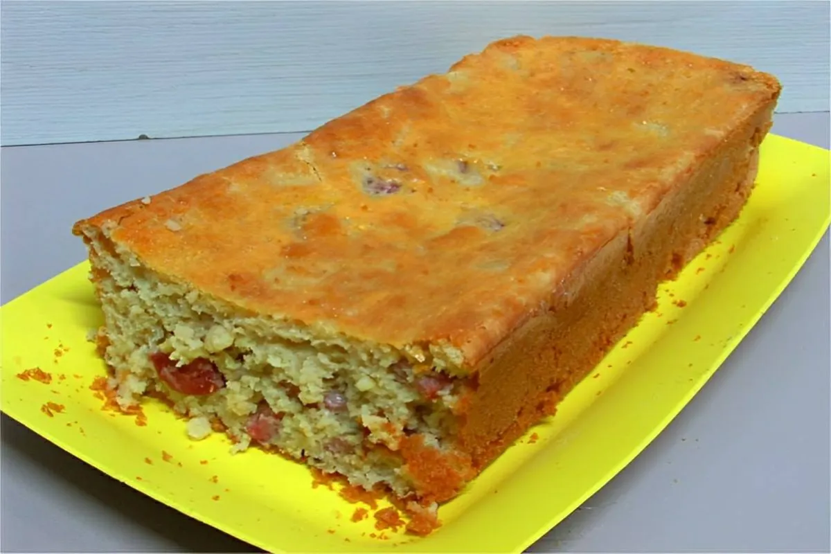 Pão salgado de liquidificador recheado saboroso e muito fáci