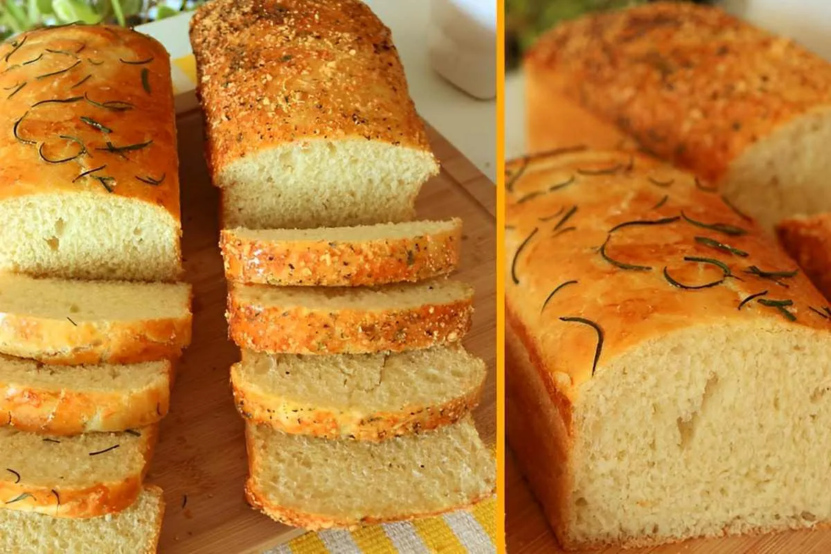 Pão salgado que não precisa sovar muito fofinho saboroso e f