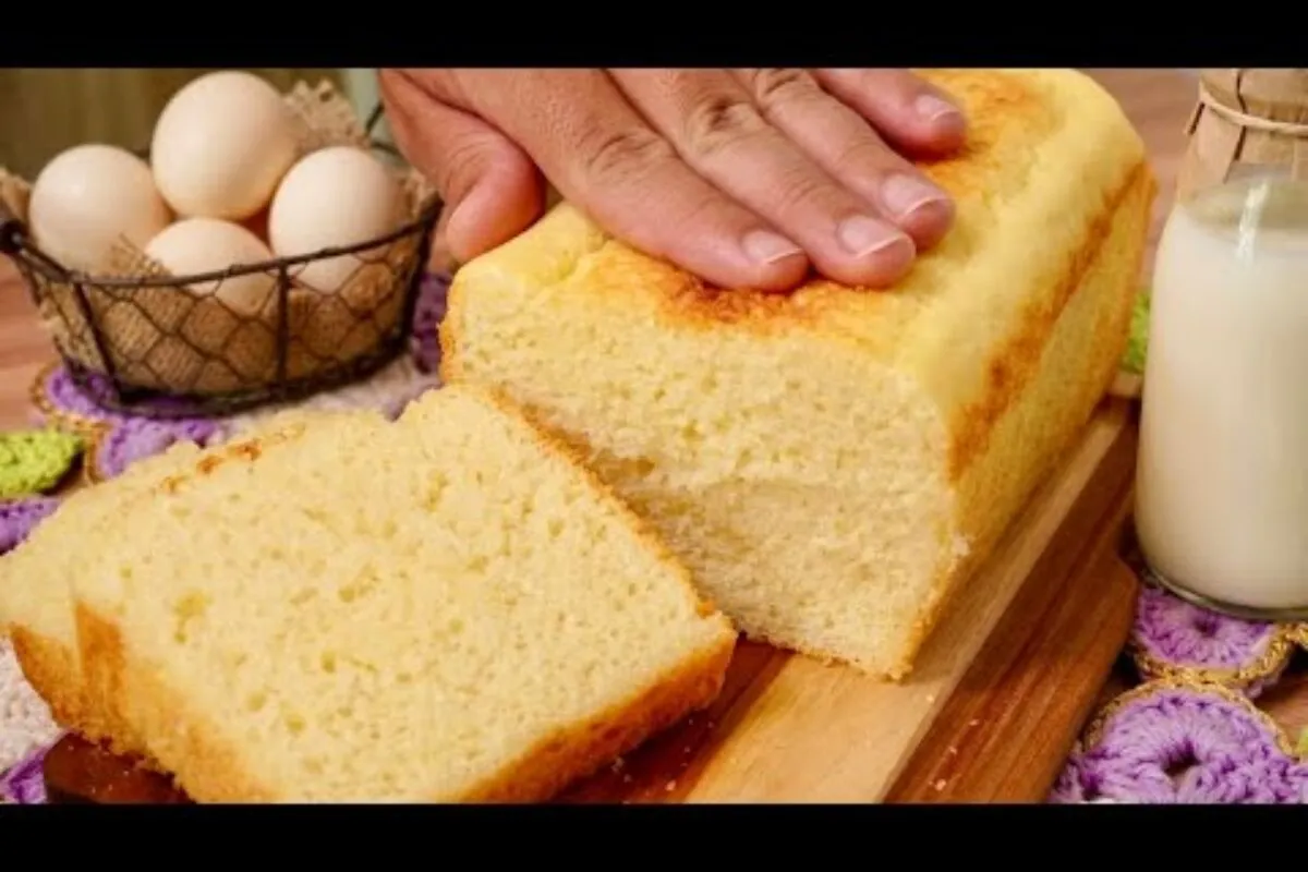 Pão sem farinha de trigo feito no liquidificador, que fica s