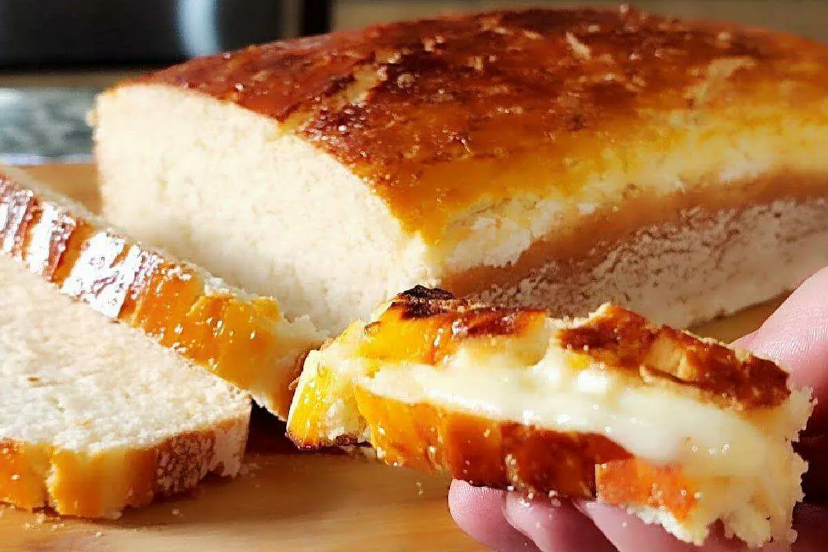 Pão sem farinha de trigo que fica uma delícia para comer que