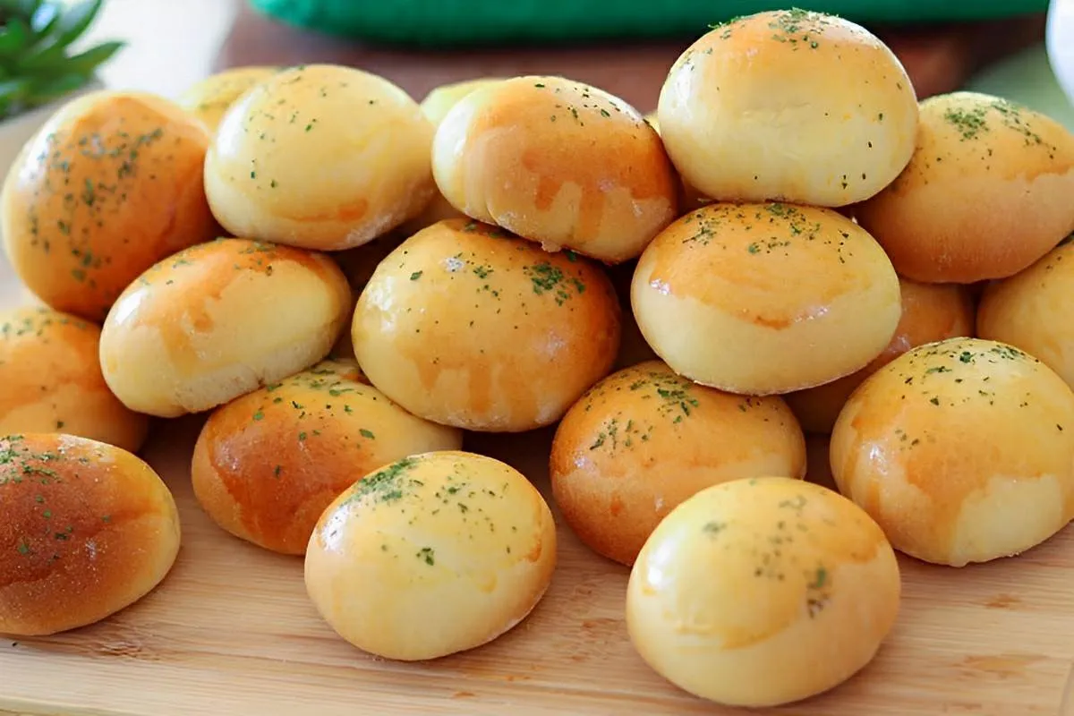 Pãozinho caseiro recheado com frango perfeito para o lanche