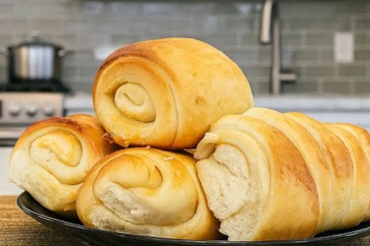 Pãozinho de doce de leite macio por dentro e perfeito pro la