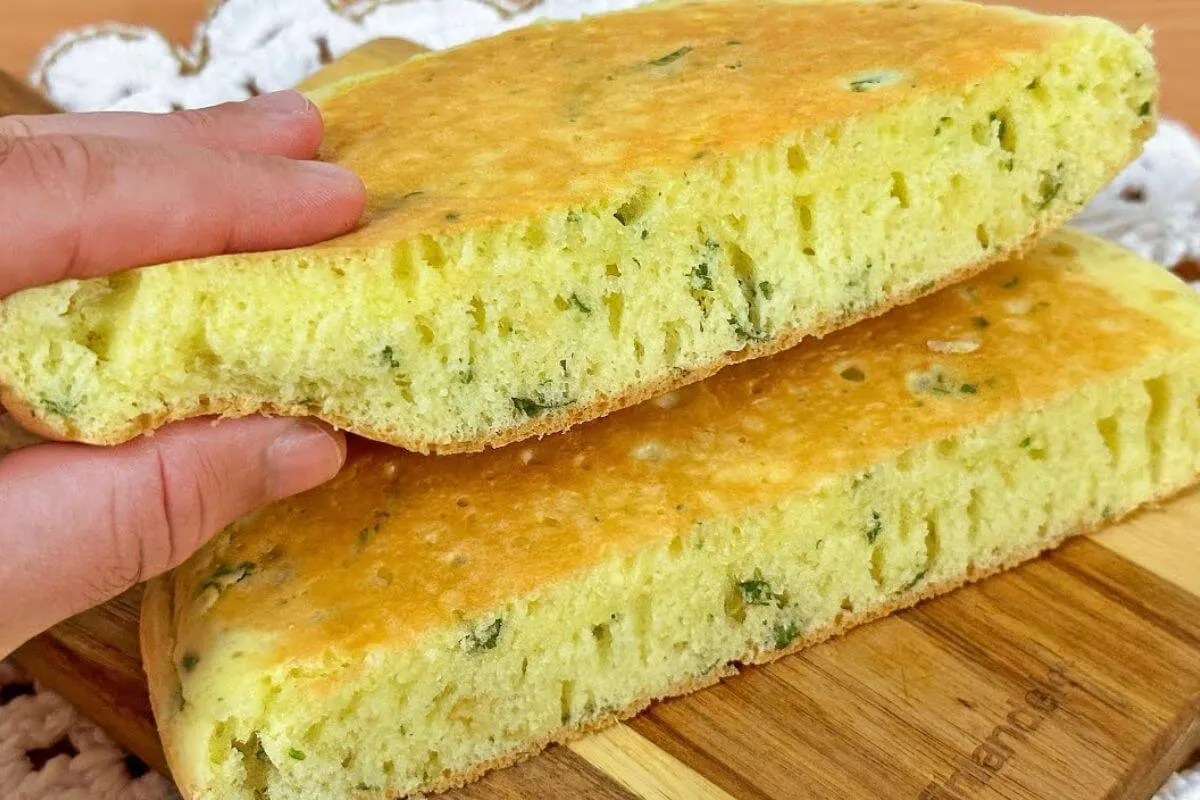 Pãozinho de frigideira delicioso para substituir o pão franc