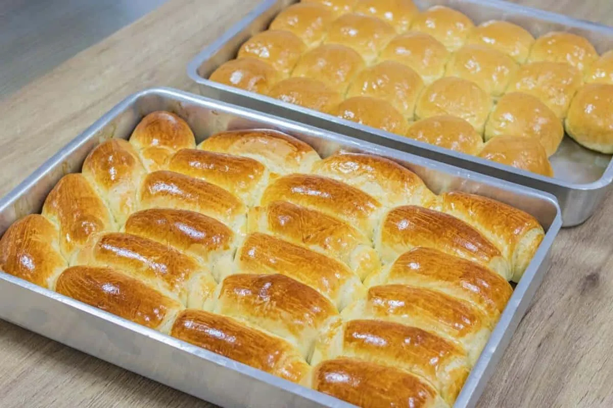Pãozinho de leite fofinho e macio para não precisar ir na pa
