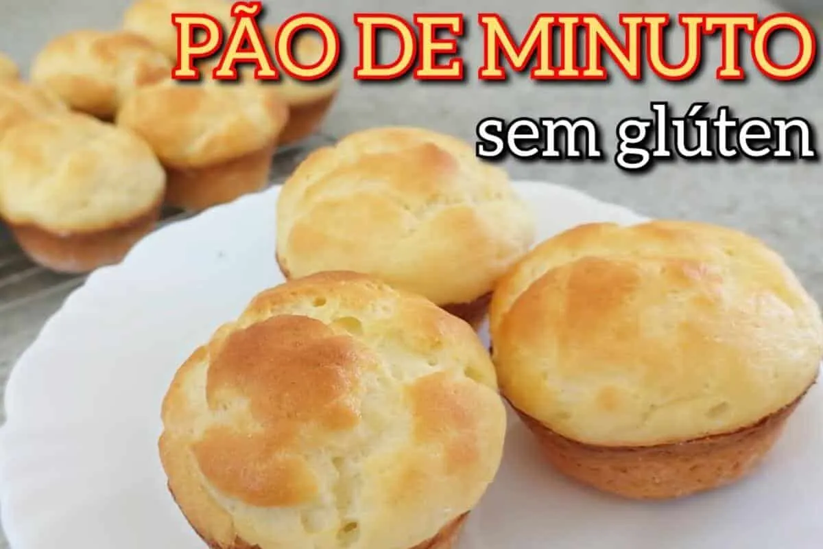 Pãozinho de minuto sem glúten para você preparar na hora do