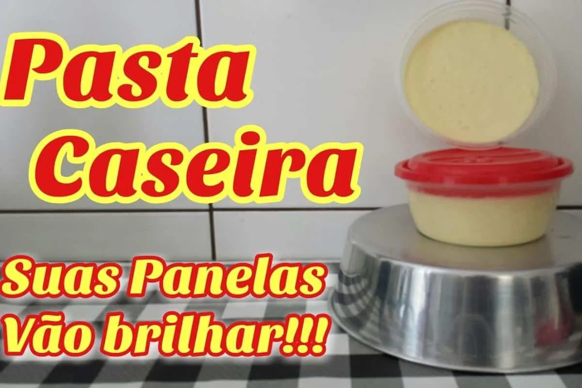 Pasta caseira para lavar panelas que deixa tudo brilhando pa