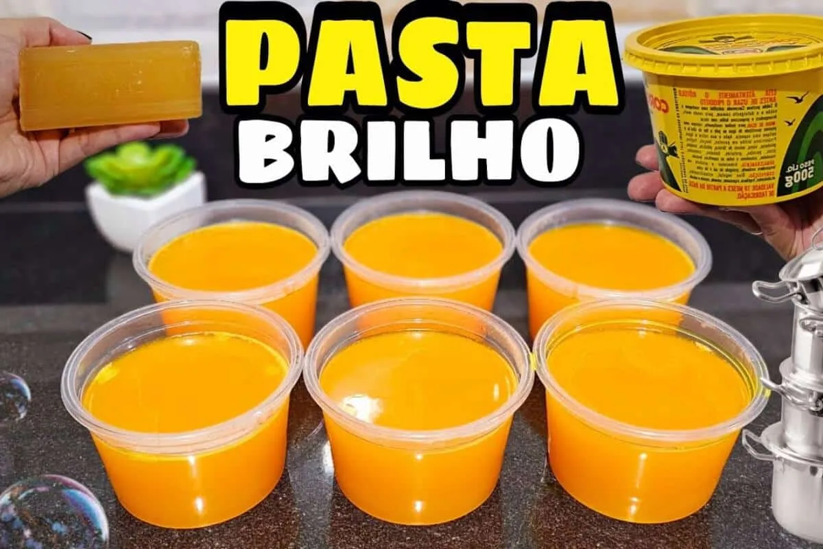 Pasta de brilho caseira para dar jeito na sua louça depois d