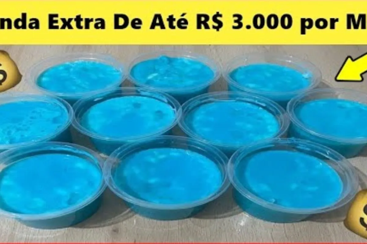 Pasta de brilho caseira que fica ótima e rende uma quantidad