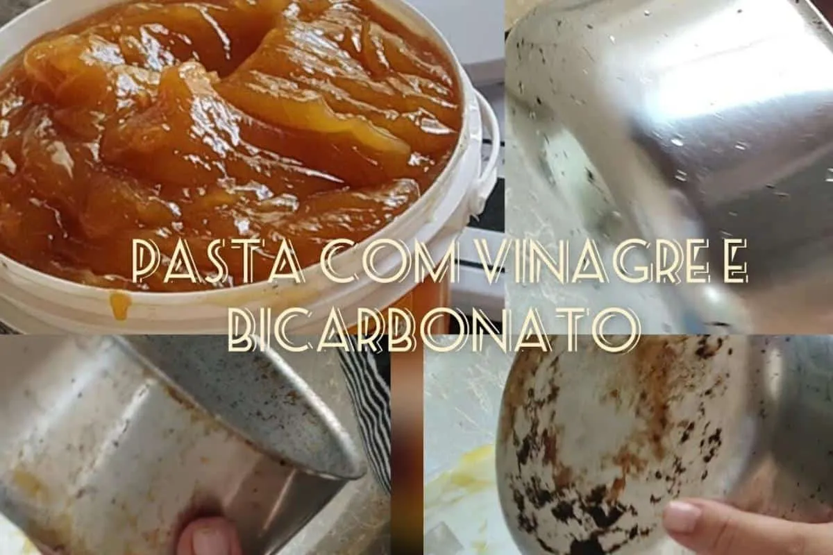 Pasta para lavar louças caseira que desengordura e deixa bri