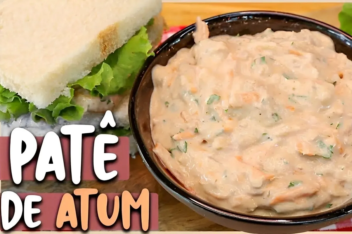 Patê de atum fácil de fazer e perfeito para rechear lanches