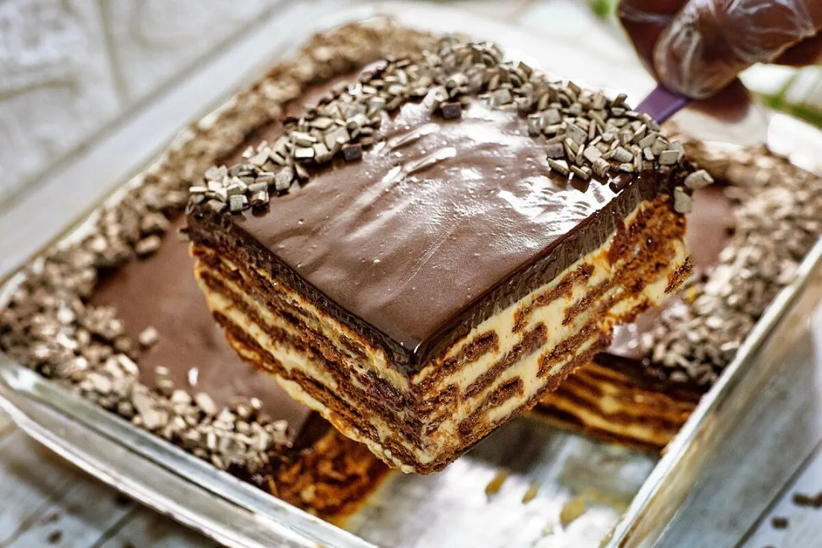 Pavê argentino com doce de leite que derrete na boca e vai c