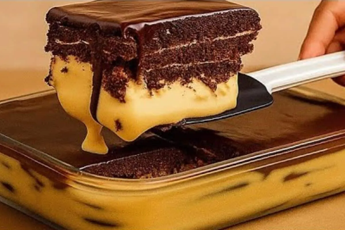 Pavê de doce de leite fácil de fazer, sem liquidificador, pe