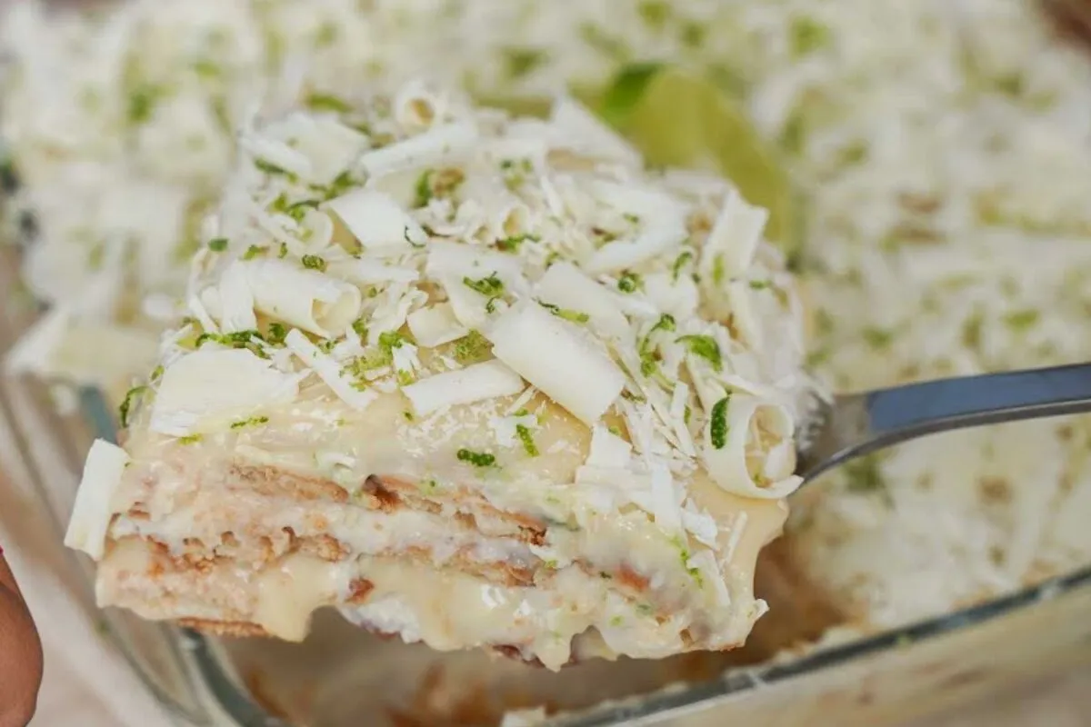 Pavê de limão, uma sobremesa cremosa e refrescante que todo