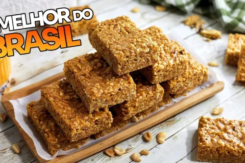 Pé de moleque mineiro, um doce tradicional   que fica com aq