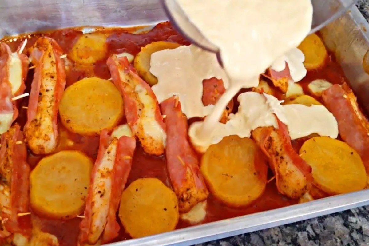 Peito de frango no forno de um jeito que você nunca viu ante