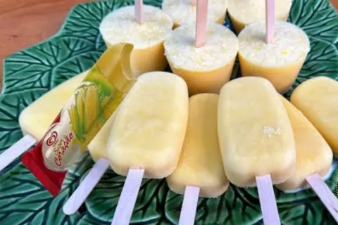 Picolé de milho verde caseiro: o picolé refrescante que fica