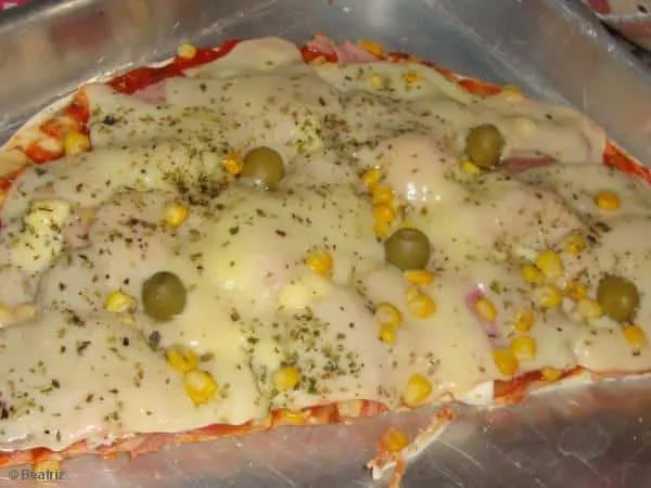 Pizza de Liquidificador