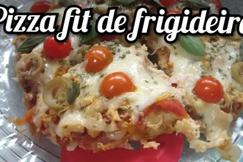 Pizza fit de frigideira: uma ótima opção para substituir seu