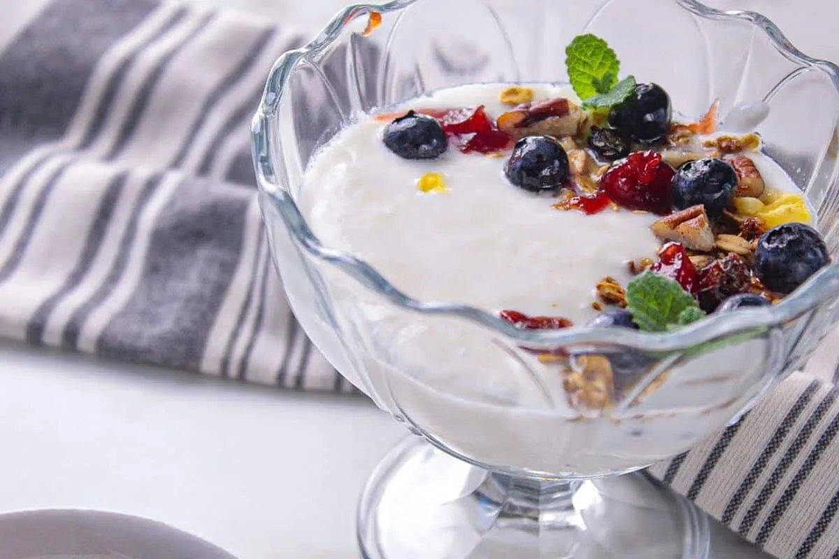 Prepare seu iogurte caseiro com apenas 2 ingredientes para u