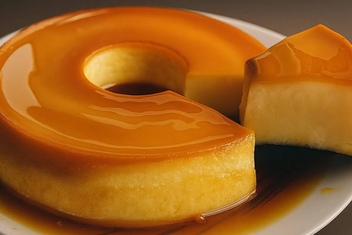 Pudim 4 leites super cremoso fácil sem ir ao forno e desenfo