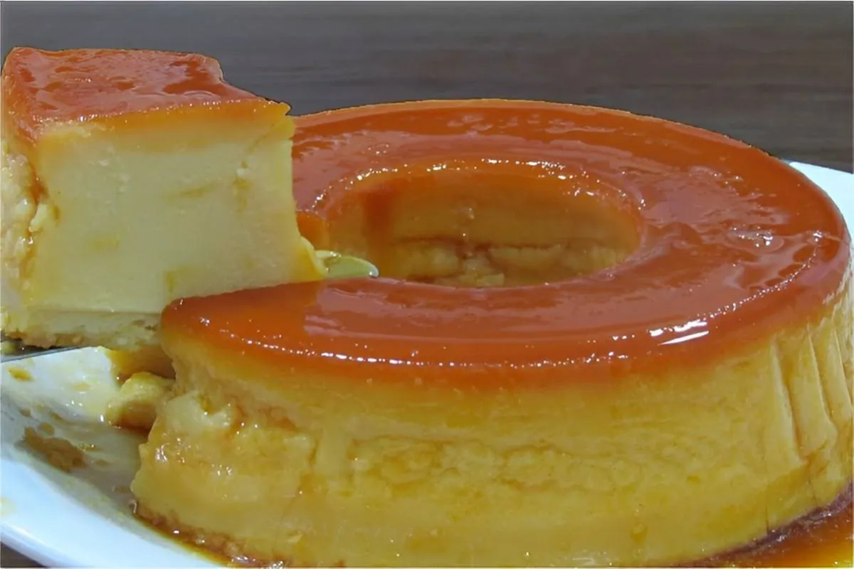 Pudim caçarola italiana que não vai ao forno e fica pronto r