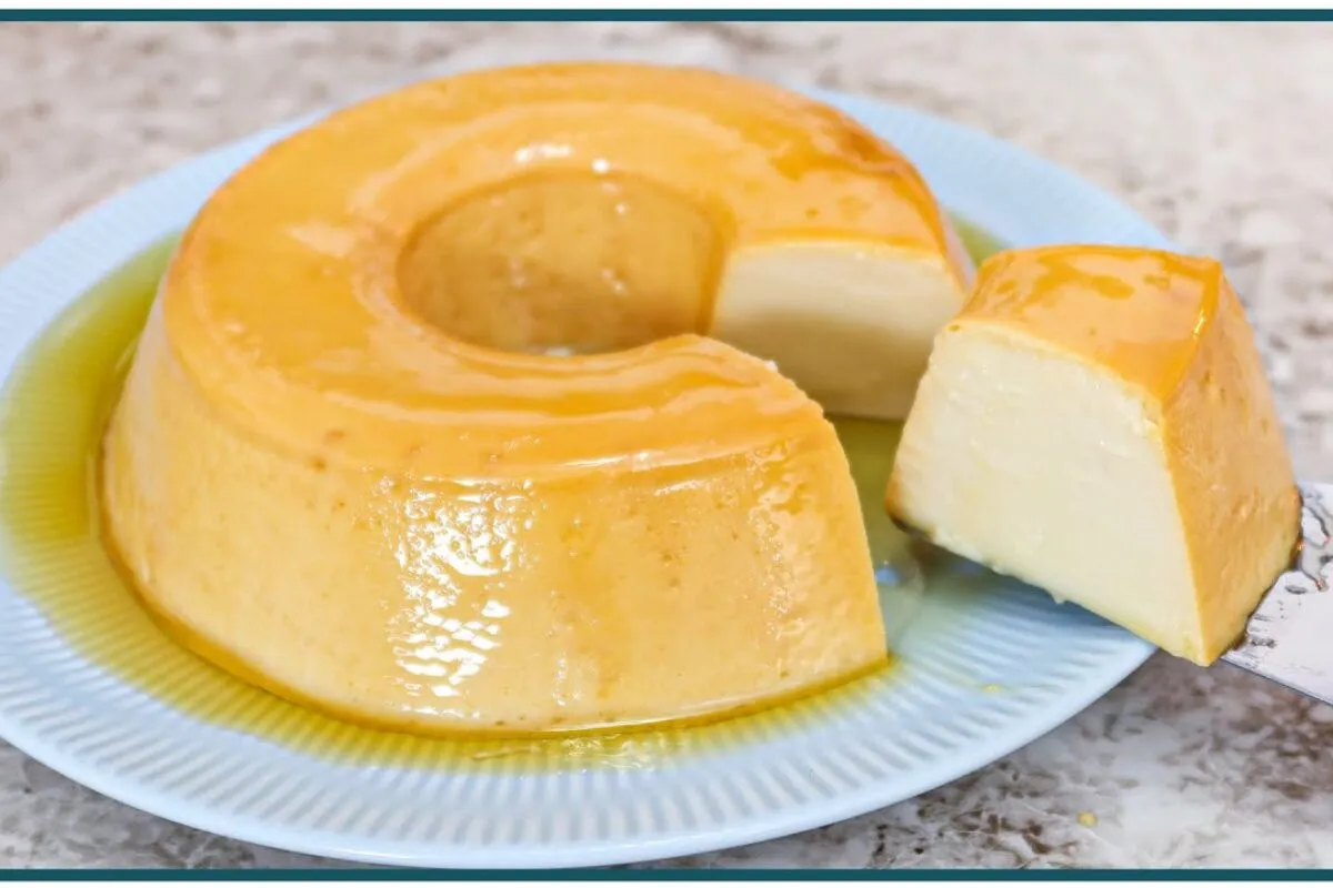 Pudim com 2 ingredientes pronto em 20 minutos para qualquer