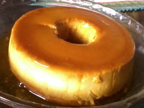 Pudim Cremoso de Banana