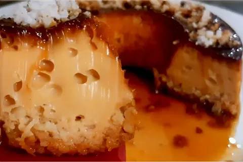 Pudim de 3 ingredientes feito na AirFryer muito saboroso e f