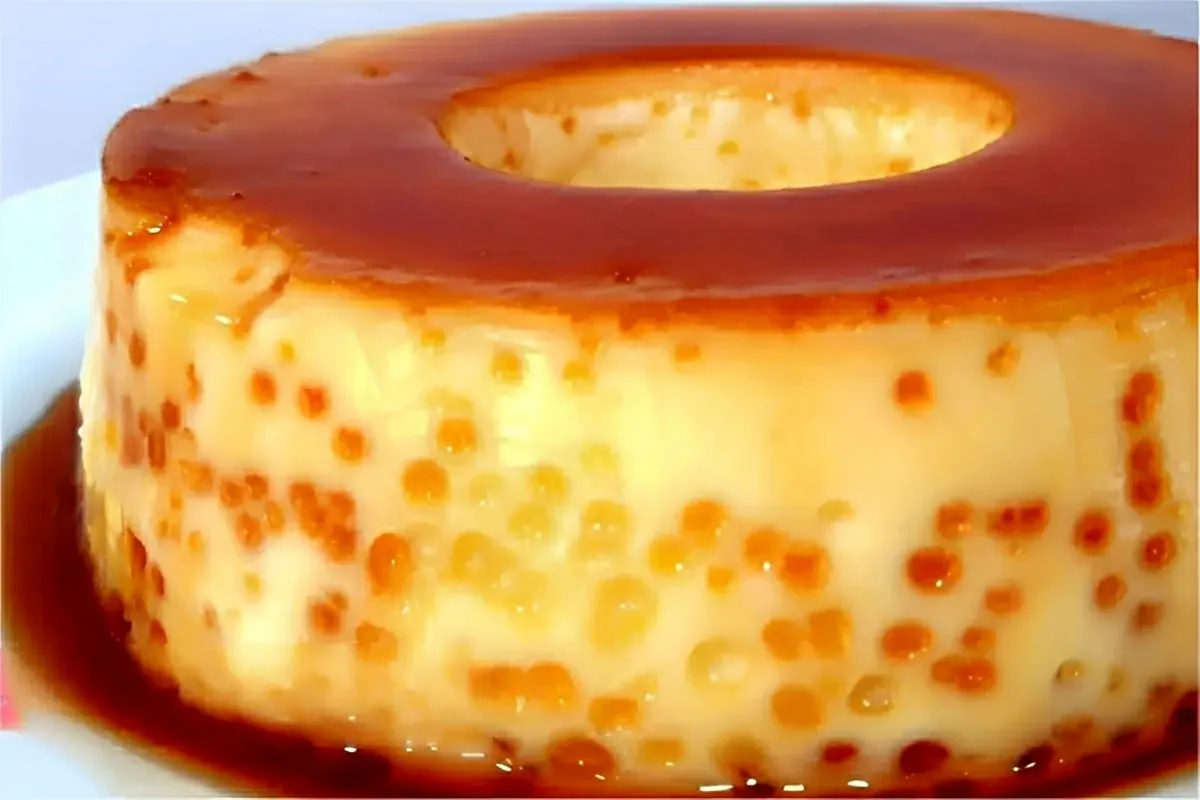 Pudim de 3 ingredientes feito sem leite condensado muito eco