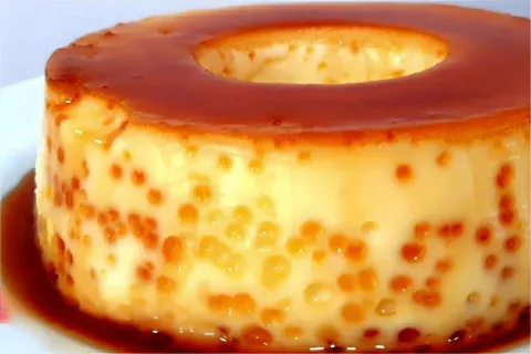 Pudim de 3 ingredientes sem leite condensado muito econômico