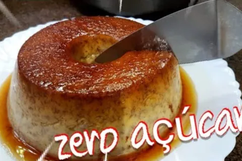 Pudim de banana com 3 ingredientes sem açúcar: feito na pane