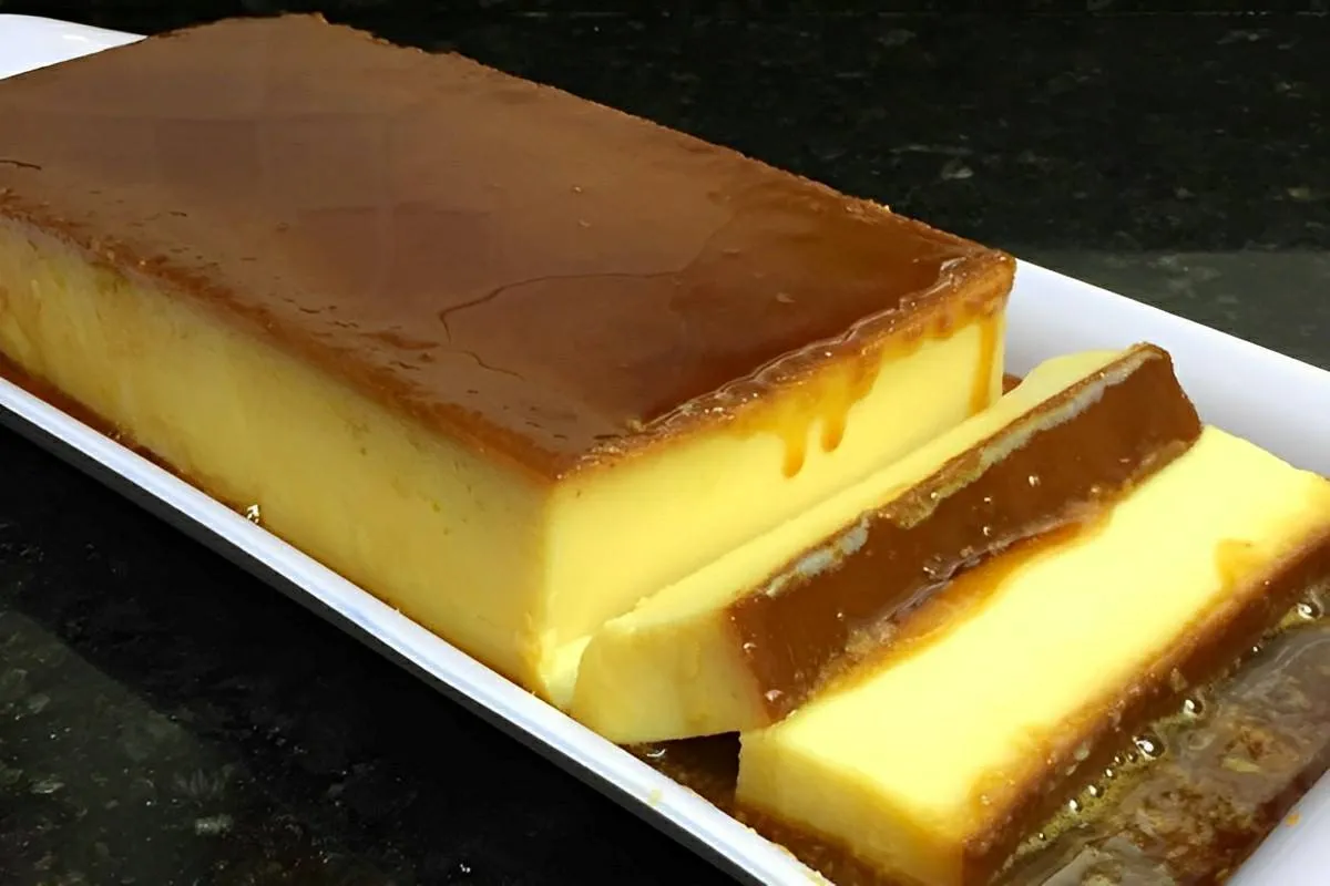 Pudim de baunilha prático e saboroso uma sobremesa deliciosa