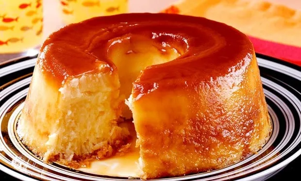 Pudim de Coco com Laranja