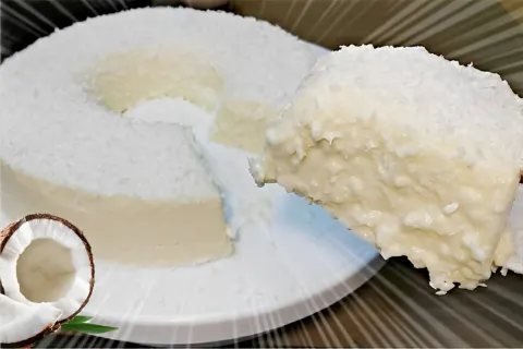 Pudim de coco delicioso receita sem gelatina que é muito sim