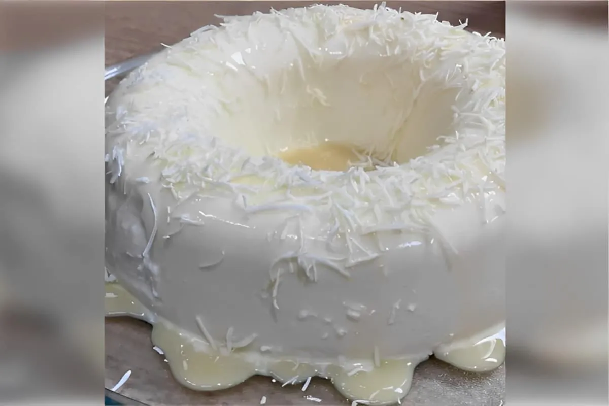 Pudim de coco sem ovos e sem forno é só bater os ingrediente