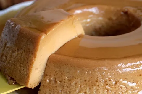 Pudim de doce de leite uma sobremesa inédita que vai te impr