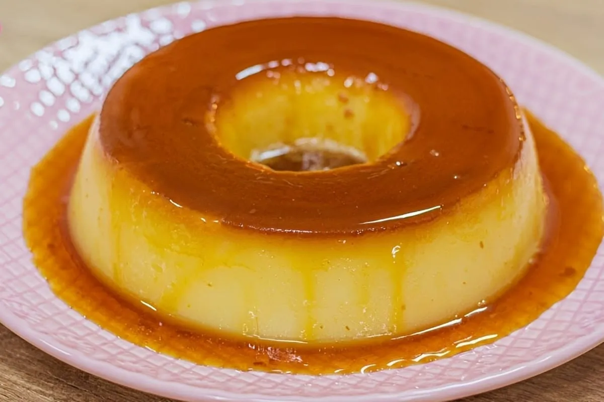 Pudim de farinha de trigo sem leite condensado um opção de s