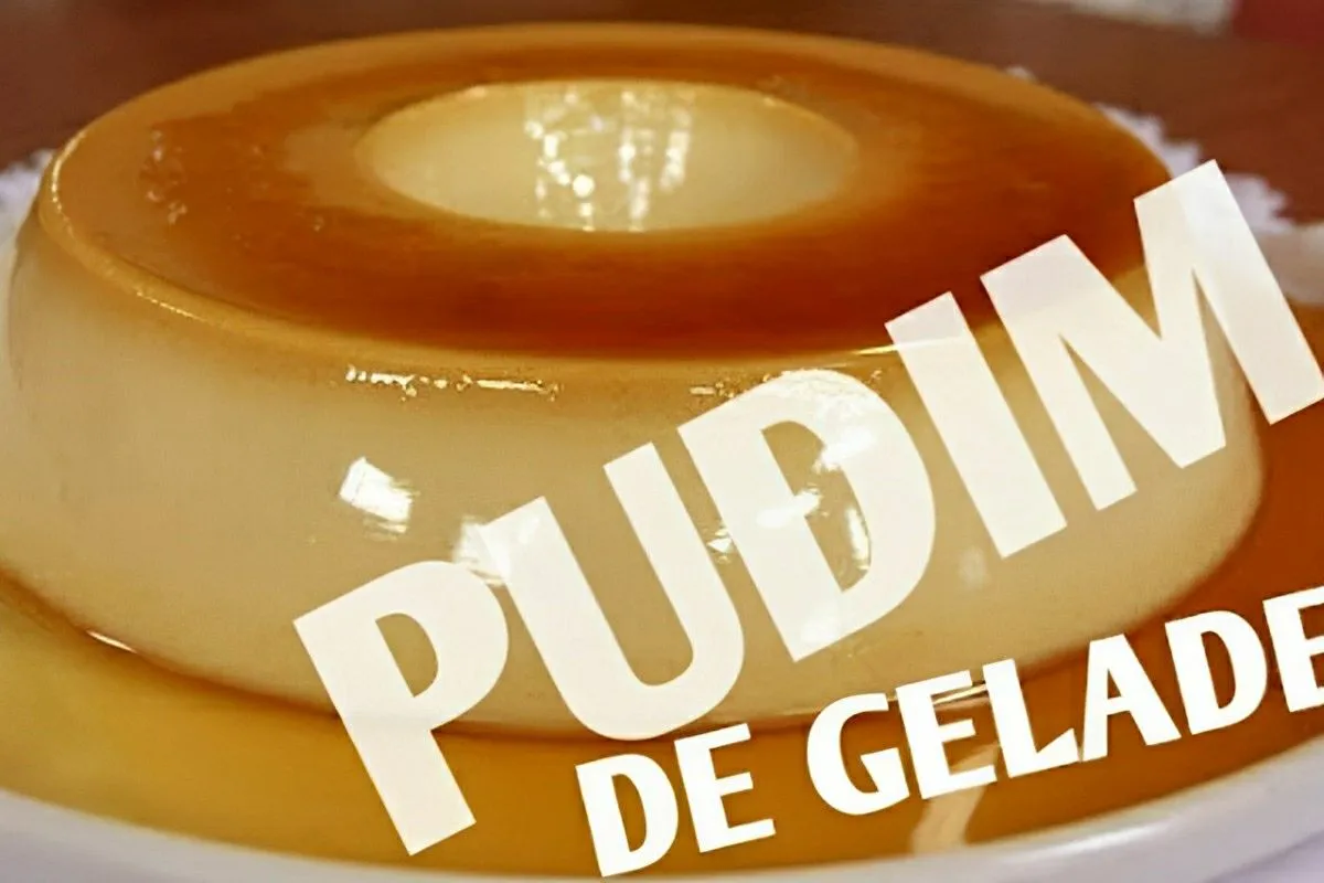 Pudim de geladeira fácil é só bater os ingredientes colocar