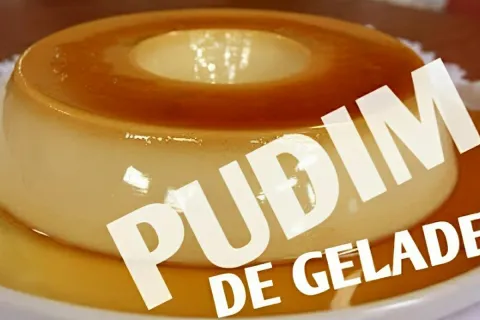 Pudim de geladeira fácil é só bater os ingredientes colocar 