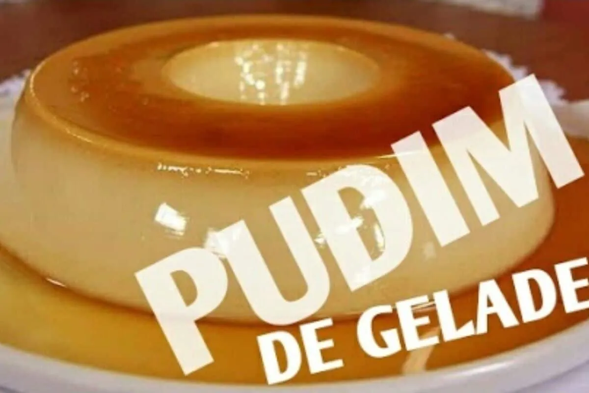 Pudim de geladeira rápido de preparar e com uma cremosidade