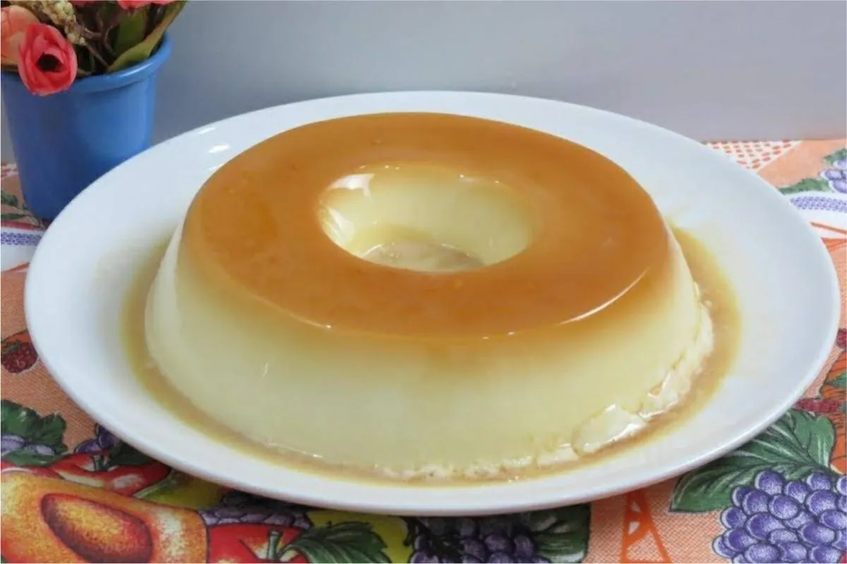 Pudim de geladeira sem ovos e sem forno uma delícia preparad