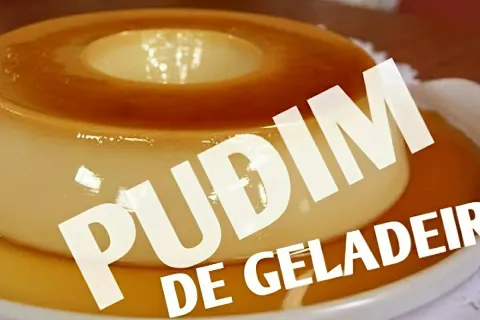 Pudim de geladeira simples e rápido é só bater os ingredient