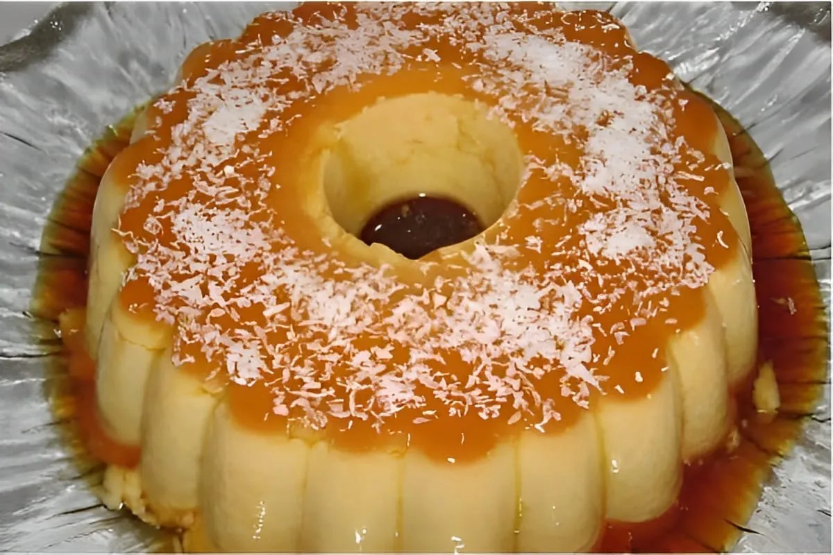 Pudim de leite de coco fácil de fazer e delicioso a sobremes