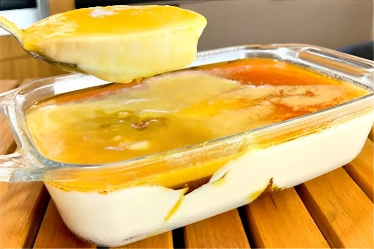Pudim de leite diferente sem ovos e sem forno feito na trave