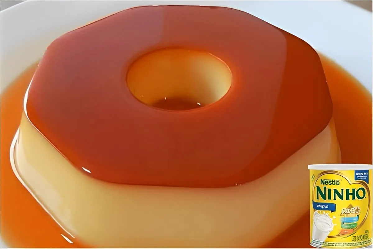 Pudim de leite em pó fácil prático e delicioso uma sobremesa